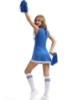 Picture of Cheerleader Costume with Pom Pom - Blue