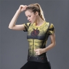 Picture of Quick Dry Yellow Flash Girl Fitness Top