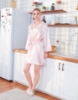Picture of Women Bridemaid  Satin Kimono Robes - Pink