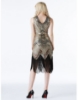 Picture of 1920s Charleston Deluxe Sequins Flapper Costume - Gold