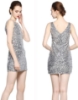 Picture of 1920s Flapper Cocktail Sequin Dress - Sliver