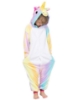 Picture of Kids Fluro Rainbow Unicorn Onesie