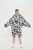 Picture of Oversized Winter Blanket Hoodie - Leopard