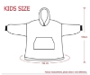 Picture of Delux Kids Blanket Hoodie - Rainbow8
