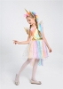 Picture of New Arrival - Girls Unicorn Rainbow Tulle Dress with Headband & Wings