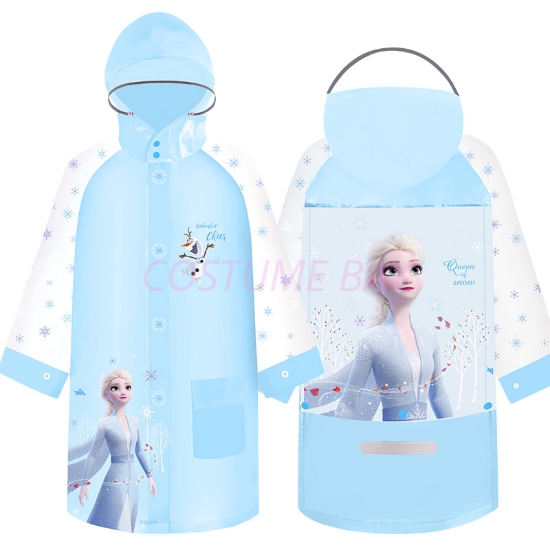 Picture of Kids Waterproof Delux Raincoat - Blue Frozen