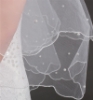 Picture of One Tier White Wedding Veil