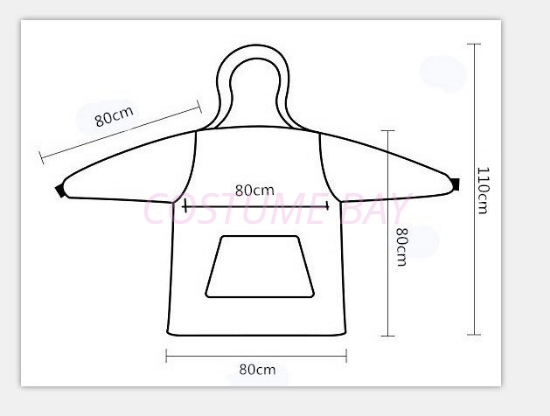 Picture of Sweatshirt Hoodie Blanket - Pink