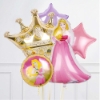 Picture of Princess Elegant 5pcs Balloons Set Party Decoration