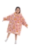 Picture of New Design Kids Fruit Print Hooded Blanket Hoodie  - Avocado