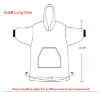 Picture of Adult 1.2m Extra-Long Hooded Blanket Hoodie