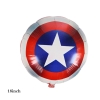 Picture of 9pcs Superhero Foil balloons Set - Captain America / Iron Man / Spiderman