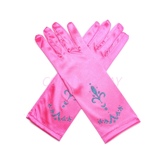 Picture of Frozen Princess Anna fuchsia Gloves