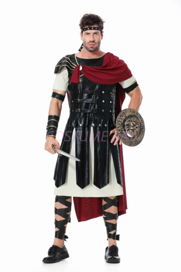Picture of Mens Gladiator Roman Warrior Costume