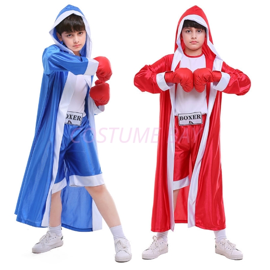 Picture of Boys Boxer Costume  with Gloves
