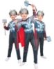 Picture of Boys Superhero Muscle Costume - Thor
