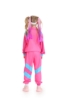 Picture of Kids 80s Retro Hip Hop Disco Hippie Modern Jazz Performance Costume - Pink