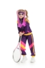 Picture of Kids 80s Retro Hip Hop Disco Hippie Modern Jazz Performance Costume - Pink