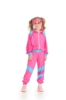 Picture of Kids 80s Retro Hip Hop Disco Hippie Modern Jazz Performance Costume - Blue