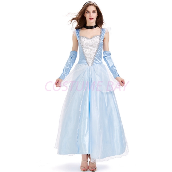 Picture of Women's Deluxe Princess Cinderella Dress Costume