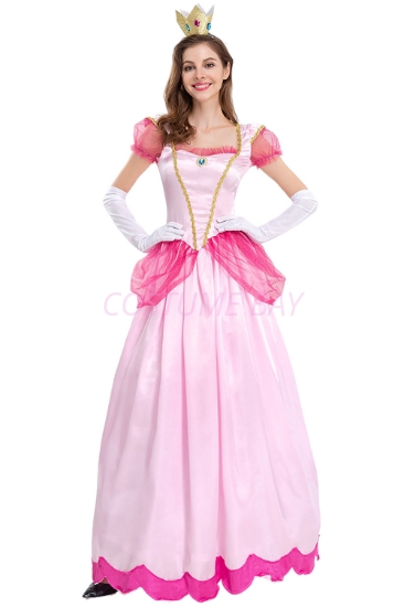 Picture of Women's Princess Peach Costume Halloween Dress
