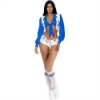 Picture of Dallas Cowboy Cheerleader - Womens Star Cheer Leader Costume