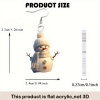 Picture of Christmas Earrings  - Snowman