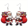 Picture of Christmas Earrings - Santa Gift