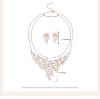 Picture of Womens Jewellery Set Gold Necklace and Earrings