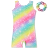 Picture of Girls Rainbow Leotard with Srunchie