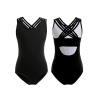 Picture of Girls Black Leotard Bodysuit