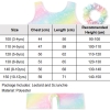 Picture of Girls Rainbow Leotard with Srunchie