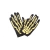 Picture of Short Length Skeleton Gloves - Halloween Costume Accessory 