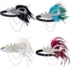 Picture of Vintage 1920s Feather Headband – Gatsby Flapper Hair Accessory