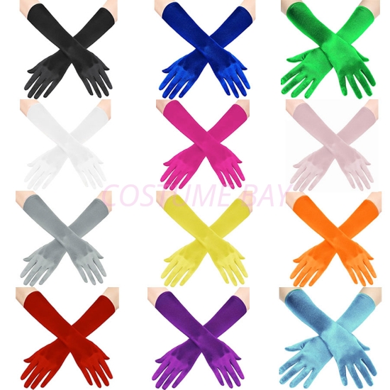 Picture of Luxurious Satin Gloves - Multiple Colours