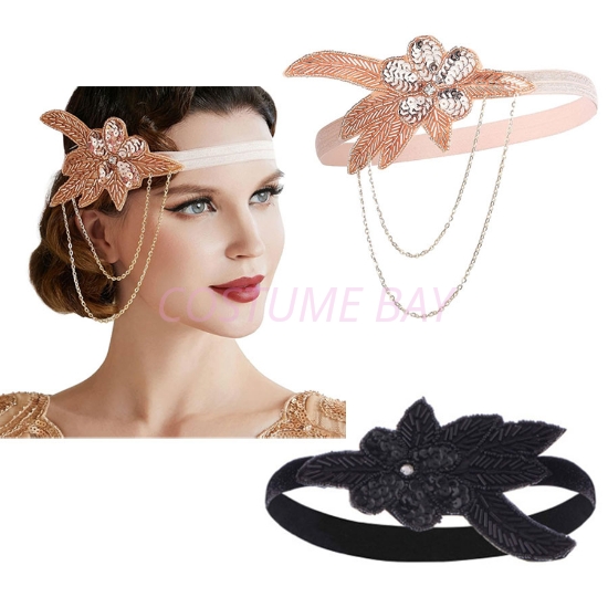 Picture of 1920‘s Sequin Feather Headband