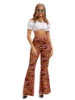 Picture of Classic Retro Pants Set White Top Vintage-Inspired Outfit