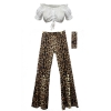 Picture of Classic Retro Pants Set White Top Vintage-Inspired Outfit