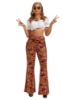 Picture of Classic Retro Pants Set White Top Vintage-Inspired Outfit