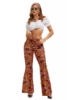 Picture of Classic Retro Pants Set White Top Vintage-Inspired Outfit
