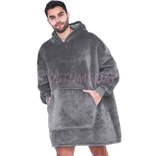 Picture of Sweatshirt Hoodie Blanket - Dark Grey