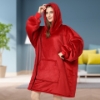Picture of Sweatshirt Hoodie Blanket - Red