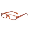 Picture of New Fashion Unisex Rectangular Black Brown Reading Glasses