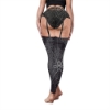 Picture of Women's Printed Leggings - Spider Web Garter Design