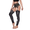 Picture of Women's Printed Leggings - Spider Web Garter Design