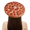 Picture of Giant Pepperoni Pizza Hat – Funny Food Costume Accessory for Parties & Cosplay