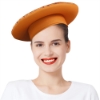 Picture of Giant Pepperoni Pizza Hat – Funny Food Costume Accessory for Parties & Cosplay
