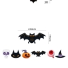 Picture of Spooky Halloween Party Banner Set – Bats, Swirls & Hanging Décor