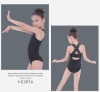 Picture of Girls Black Leotard Bodysuit
